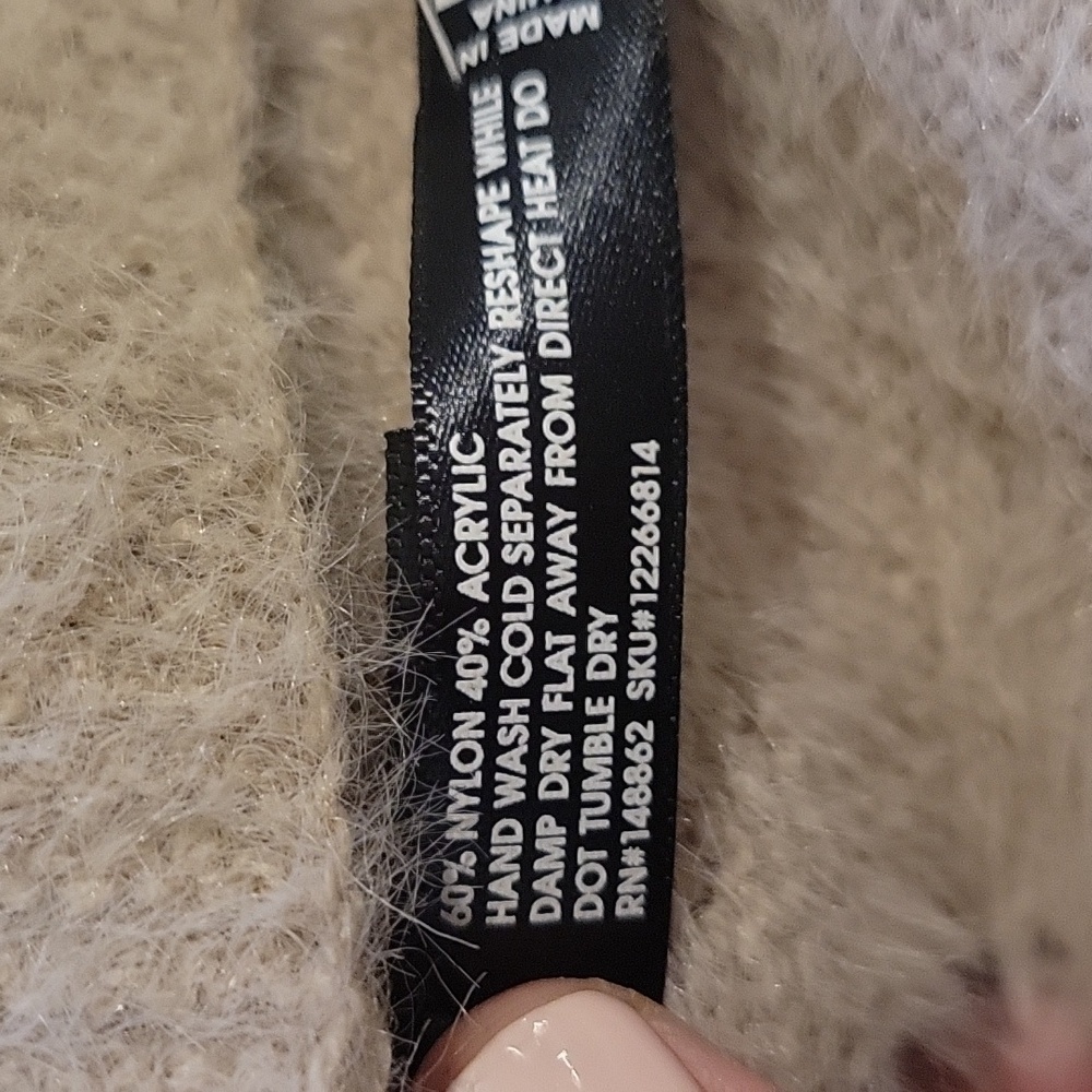 NWT TORRID one size tan color block poncho NWT - image 5